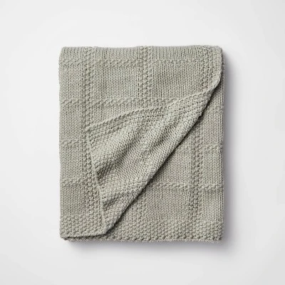 Grid Knit Throw Blanket - Threshold™ Designed With Studio McGee 7 Grid Knit Throw Blanket - Threshold™ Designed With Studio McGee - Image 7