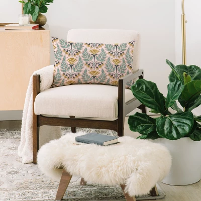 Heather Dutton La Floraison Blush Pink Oblong Throw Pillow - Society6 1 Heather Dutton La Floraison Blush Pink Oblong Throw Pillow - Society6