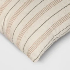 Cotton Flax Woven Striped Square Throw Pillow - Threshold™ 7 Cotton Flax Woven Striped Square Throw Pillow - Threshold™ -Premium Bedding Store GUEST 08c83243 712a 4977 937c c04fac6ebbef