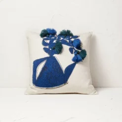 Floral Watering Pitcher Square Throw Pillow With Tassels - Opalhouse™ Designed With Jungalow™ 7 Floral Watering Pitcher Square Throw Pillow With Tassels - Opalhouse™ Designed With Jungalow™ -Premium Bedding Store GUEST 0906edd7 8f87 4cf0 bdf8 6d27a8556060