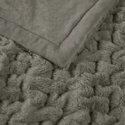 50"x60" Ruched Faux Fur Throw Blanket - Madison Park 21 50"x60" Ruched Faux Fur Throw Blanket - Madison Park -Premium Bedding Store GUEST 224ece0b ac9f 446e 90a1 4344a79789d1