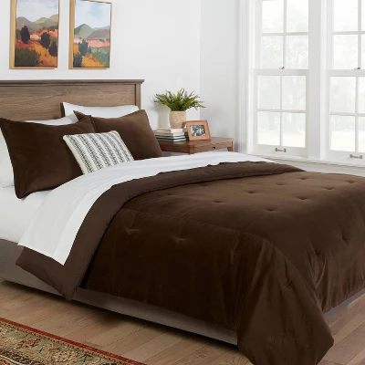 Cotton Velvet Comforter & Sham Set - Threshold™ 1 Cotton Velvet Comforter & Sham Set - Threshold™