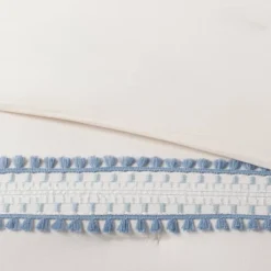 12pc Embroidered Fringe Stripe With Tassels Comforter & Sheet Bedding Set - Threshold™ -Premium Bedding Store GUEST 443f5997 1107 4e72 b1b1 7852d0cd6908