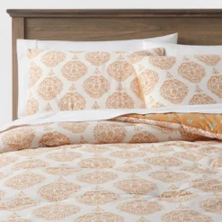 Medallion Printed Comforter & Sham Set Off-White/Dark Gold - Threshold™ 7 Medallion Printed Comforter & Sham Set Off-White/Dark Gold - Threshold™ -Premium Bedding Store GUEST 60cf55a4 b131 4cd9 9d3e f2d1287d9cce