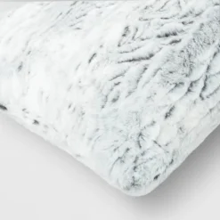 Tipped Snow Leopard Faux Fur Square Throw Pillow - Threshold™ 7 Tipped Snow Leopard Faux Fur Square Throw Pillow - Threshold™ -Premium Bedding Store GUEST 668d17e8 01a5 40e8 86ab 0b7c616c19dd