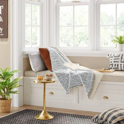 Tipped Snow Leopard Faux Fur Reversible Throw Blanket - Threshold™ -Premium Bedding Store GUEST 738557a7 04a0 4590 91a9 72bf8d49b8c0