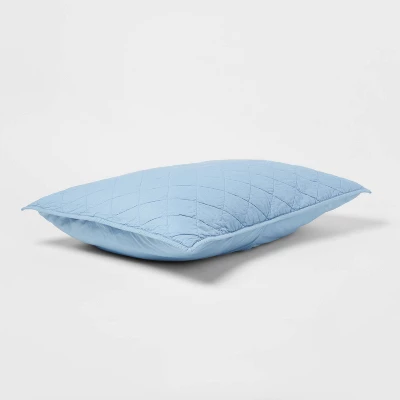 Diamond Stitch Cotton Linen Quilt Sham - Threshold™ 2 Diamond Stitch Cotton Linen Quilt Sham - Threshold™ - Image 2