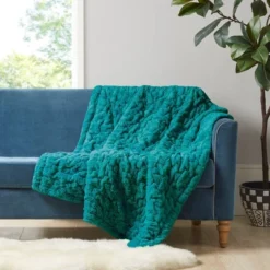 50"x60" Ruched Faux Fur Throw Blanket - Madison Park 23 50"x60" Ruched Faux Fur Throw Blanket - Madison Park -Premium Bedding Store GUEST 7b6b571b 5feb 41bc 9bbf 8f30e3c4c0b7