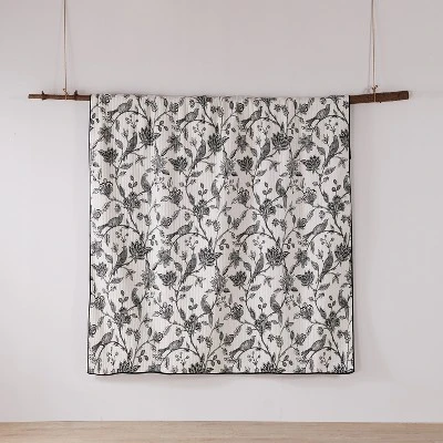 Tanzie Black Quilt Set - Black & White - Levtex Home 4 Tanzie Black Quilt Set - Black & White - Levtex Home - Image 4