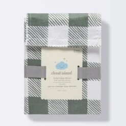 Fitted Crib Sheet - Cloud Island™ Green Gingham 8 Fitted Crib Sheet - Cloud Island™ Green Gingham -Premium Bedding Store GUEST 7cca822e 601c 4023 aaeb 940cd8793fe8