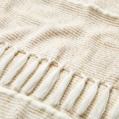 Heathered Stripe Woven Throw Blanket - Hearth & Hand™ With Magnolia 2 Heathered Stripe Woven Throw Blanket - Hearth & Hand™ With Magnolia - Image 2