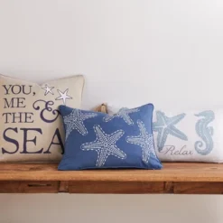 Blue Bay Seahorse Relax Decorative Pillow - Levtex Home -Premium Bedding Store GUEST 8ad80fec ba95 4ec1 8f1c 688edb3c2194