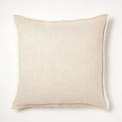 Oversized Reversible Linen Square Throw Pillow With Frayed Edges - Threshold™ Designed With Studio McGee 10 Oversized Reversible Linen Square Throw Pillow With Frayed Edges - Threshold™ Designed With Studio McGee -Premium Bedding Store GUEST b24eae29 d0b8 4a56 a4ef 09c04c3955b4