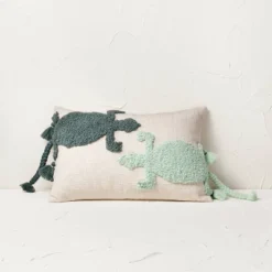 Two Lizard Punch Needle Lumbar Throw Pillow - Opalhouse™ Designed With Jungalow™ 9 Two Lizard Punch Needle Lumbar Throw Pillow - Opalhouse™ Designed With Jungalow™ -Premium Bedding Store GUEST b928f6a8 8ca3 4efd 8799 466299a95a4e