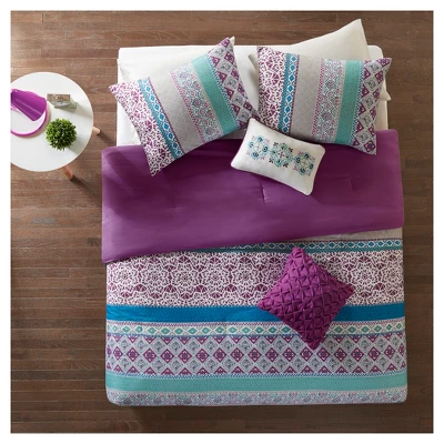 Callie Floral Printed Comforter Set 2 Callie Floral Printed Comforter Set - Image 2