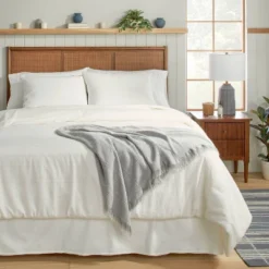 Fine Stripe Duvet & Sham Set Twilight Taupe/Sour Cream - Hearth & Hand™ With Magnolia 7 Fine Stripe Duvet & Sham Set Twilight Taupe/Sour Cream - Hearth & Hand™ With Magnolia -Premium Bedding Store GUEST c27ed094 d019 497e 86b4 0a670b3b9450
