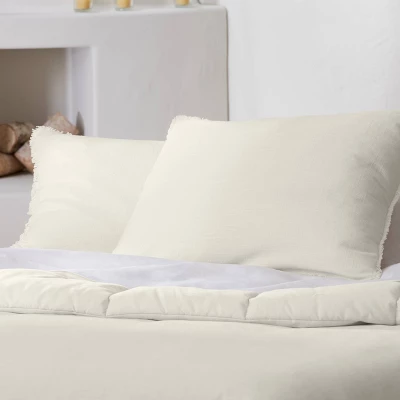 Heavyweight Linen Blend Comforter Sham - Casaluna™ 1 Heavyweight Linen Blend Comforter Sham - Casaluna™