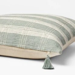 Woven Plaid Throw Pillow With Tassel Zipper - Threshold™ Designed With Studio McGee -Premium Bedding Store GUEST f0347132 f80f 4dac 84d2 18214a07c267