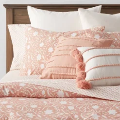 12pc Floral Boho Comforter & Sheets Set Terracotta Pink - Threshold™ 19 12pc Floral Boho Comforter & Sheets Set Terracotta Pink - Threshold™ -Premium Bedding Store GUEST f3330df4 d165 44ef 87fd 293b2d10cfce