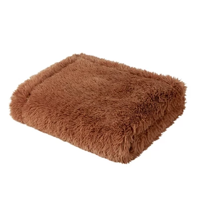 50"x60" Amaya Faux Fur Throw Blanket - Madison Park 7 50"x60" Amaya Faux Fur Throw Blanket - Madison Park - Image 7