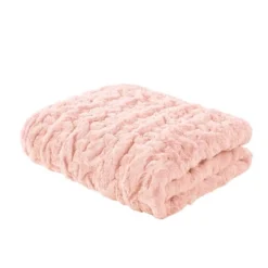 50"x60" Ruched Faux Fur Throw Blanket - Madison Park 29 50"x60" Ruched Faux Fur Throw Blanket - Madison Park -Premium Bedding Store GUEST fe1eb91a d98d 44c0 8fae 1095725e99be